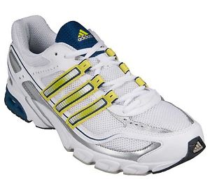 Adidas 'Allegra 3' Hombre Blanco/Plata/Amarillo Cordones Correr/