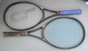 (2) Prince CTS Synergy DB 26 Oversize Graphite Tennis Racquets Racket