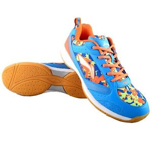 Li-Ning AYTK111-3 Camo Outsole Phylon Badminton Blue Free Shipping Best Quality