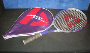 Vintage Donnay 1980s ANDRE AGASSI JR Champ Tennis Racket Racquet + Cover 4 1/8"