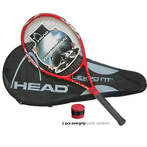 Tennis Racket Carbon Fiber With Bag Grip Size 4 1/4  Beginner Round Egg Shaped