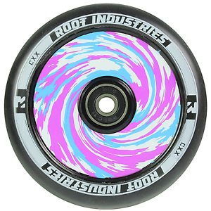 Root Industries 120mm Air Roue De Scooter - Noir/Tie And Dye