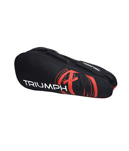 Triumph KB-302 Stylish Badminton Racquet Bag Black/Red Free Shipping Sports Bag