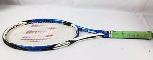 Wilson K Factor 105" 4- 3/8" Grip Tennis Racquet Aphrodite Black