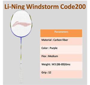 Li-Ning Windstorm Series code 200 Badminton Racquet Free Shipping Best Quality