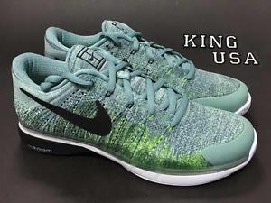 Men's Nike Zoom Vapor Flyknit 885725-001 Tennis Shoes Green Size 9