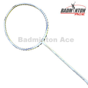 APACS Ziggler LHI 18 WHITE Yellow Badminton Racket Free String and Grip