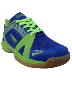 Gowin MaxGrip Classic Squash Badminton Indoor Court Shoe BlueGreen Free Shipping