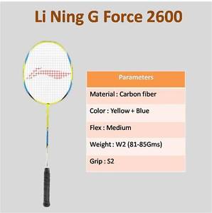 Li-Ning G-Force 3000i Badminton Racquet  Free Shipping Best Quality Racket