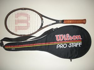 WILSON PRO STAFF 6.0 MIDSIZE 85 TENNIS RACQUET 4 1/4  ST.VINCENT (NEW STRINGS)