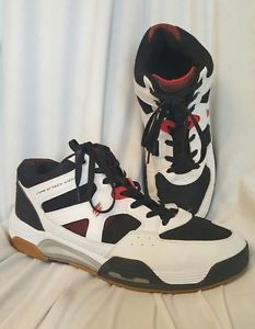 Ektelon racquetball shoes sz 13 M NFS Attack Mid athletic shoes white/black/red