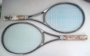 (2) Prince CTS Synergy DB 26 Mid Plus Graphite Tennis Racquets Racket