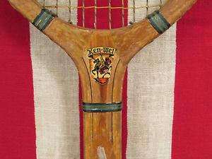 Vintage 1930s Ken Wel Wood Tennis Racquet Niagara Model Antique Display Nice!