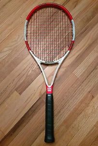 Wilson Six One 95S 95 sq in 4 1/2 grip 18x16, poly strings, nice shape!