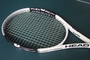 Head FlexPoint 10 Liquidmetal OS 121 Sq In Tennis Racquet 4 3/8" "EXCELLENT"