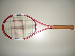 WILSON nCODE SIX.ONE TOUR 90  TENNIS RACQUET 4 1/2 (NEW STRINGS)