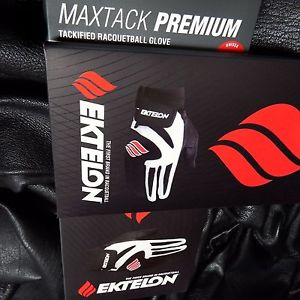 Ektelon Racquetball Glove MAXTACK PREMIUM Right Hand Large Brand Black white NEW