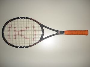 WILSON K-FACTOR K PRO STAFF 88 TENNIS RACQUET 4 3/8 (NEW STRINGS)