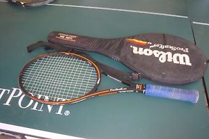 WILSON PRO STAFF 6.0 MIDSIZE 85 TENNIS RACQUET 4 1/2" GRIP WITH CASE
