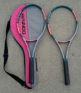 LOT OF 2 Donnay Pro-One Limited Edition Tennis Racquet Supermidsize w/1 case