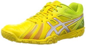 ASICS TABLE TENNIS SHOES ATTACK DUALYTE YELLOW/SILVER