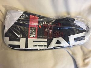 BRAND NEW HEAD OFFICIAL BAG ATP 6 TENNIS Racquet BAG 29"X12"X6"