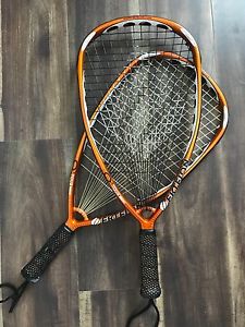 Ektelon O3 Tour Racquetball Racquet, (1)Used once (1)Slightly Used Set of 2