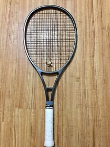 PRINCE POG ORIGINAL GRAPHITE SINGLE STRIPE TENNIS RACQUET 4 1/4