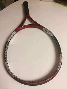 HEAD Liquidmetal  #1 Tennis Racquet Oversize 110 Grip 4 1/4" Red & Silver