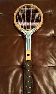 Vintage 1970's Wilson Chris Evert ( Champ ) Wood Tennis Racket 4-14 **Mint !**