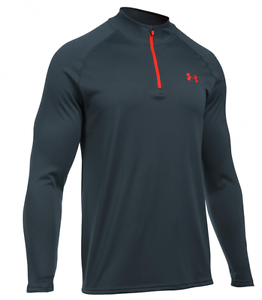Under Armour Manga Larga Hombres con ¼-Zip 1242220-014 gris
