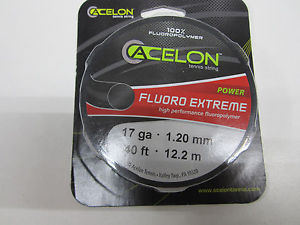 **NEW**  LOT OF 2 SETS ACELON FLUORO EXTREME 17g (1.20) TENNIS STRING