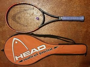 head tennis racquet mid plus radical jr. w/ case