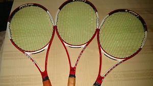 (3) Wilson Ncode six-one 95 Tennis Racquets