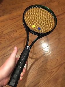 Tennis Racquet Racket Ball Wilson Profile 3.0 Aire Air Shell OS 110 Green Purple