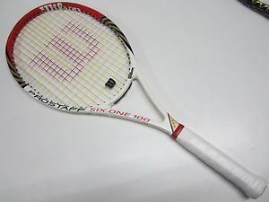 WILSON BLX PRO STAFF SIX ONE 100 RACQUET (4 3/8) PRO SHOP DEMO! NEW STRINGS!!