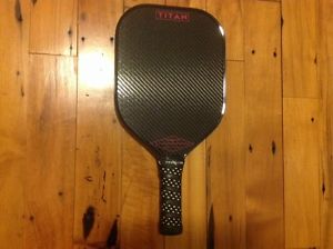 New Pro-Lite Black Diamond Titan Pickleball Paddle 7.9  With 3 Free Balls