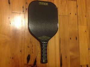 New Pro-Lite Black Diamond Titan Pickleball Paddle 7.7  With 3 Free Balls