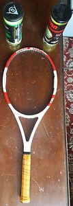 Wilson Pro Staff BLX 90, 4 3/8 SL, 2 new cans, used for a single set of strings