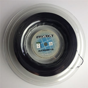 Luxilon Tennis string Alu power 125 Big banger 200meter reel black color