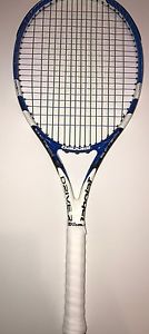 Babolat Drive Z Lite Tennis Racquet, 41/4, Black, Blue & White