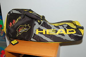 Vintage Head Radical Agassi tennis Tennis Bag 3 Compartment Over the Shoulder