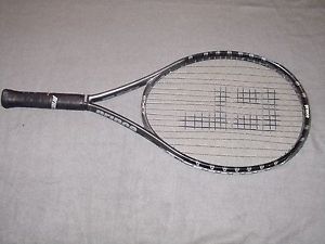 Prince EXO3 Silver 118 headsize 4 1/2 grip EXCELLENT Tennis Racquet EX03