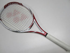 YONEX VCORE 100S TENNIS RACQUET (4 1/4) YONEX DEALER DEMO! NEW STRINGS.