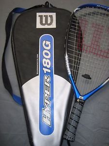 Wilson HYPER CARBON 180G Racquetball Racket W/CASE!! Free Shipping!! L@@K!! image 1
