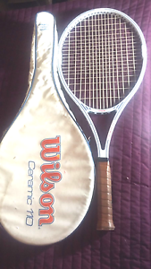 Wilson Ceramic 110 Tennis Raquet With  the orinal case