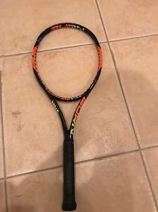 Wilson Burn 100S Tennis Racquet (no cover), Unstrung, 4 1/8, Used Grip Size 1