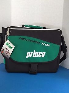 PRINCE  Pro Team Briefcase  Bag 13" Laptop Messenger Bag Black/Green