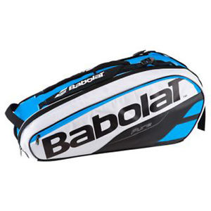 Babolat Pure Line Tennis Racquet Holder x6 Blue White NEW ADDITION Free Shipping