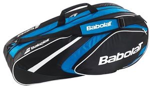 BABOLAT Club Line 6 Racquet Bag, Black/Blue